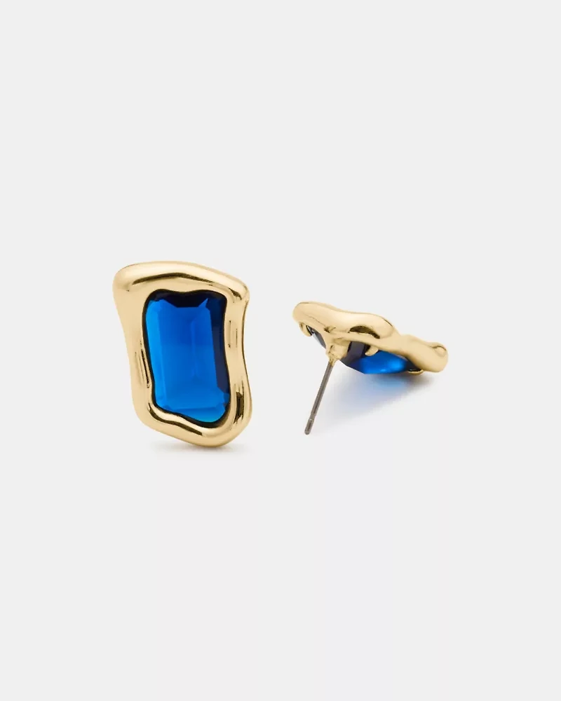 Molten Glass Statement Studs