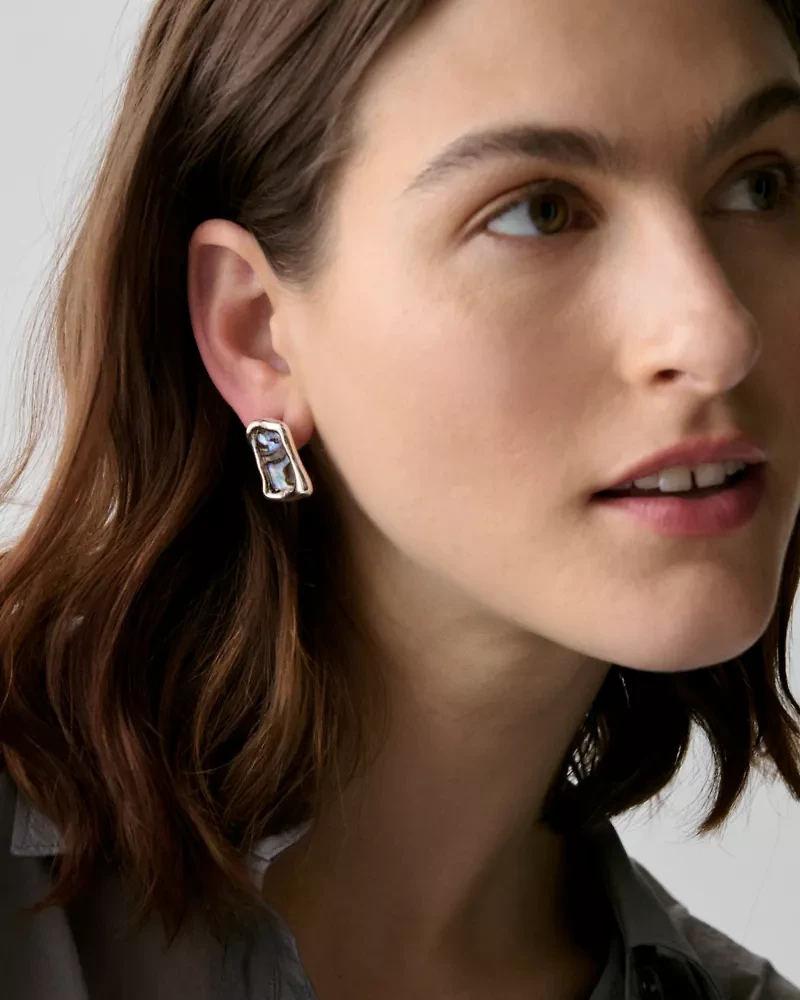 Molten Glass Statement Studs