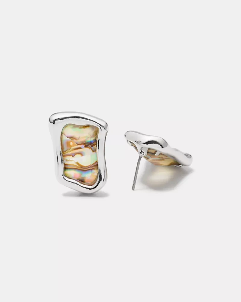 Molten Glass Statement Studs