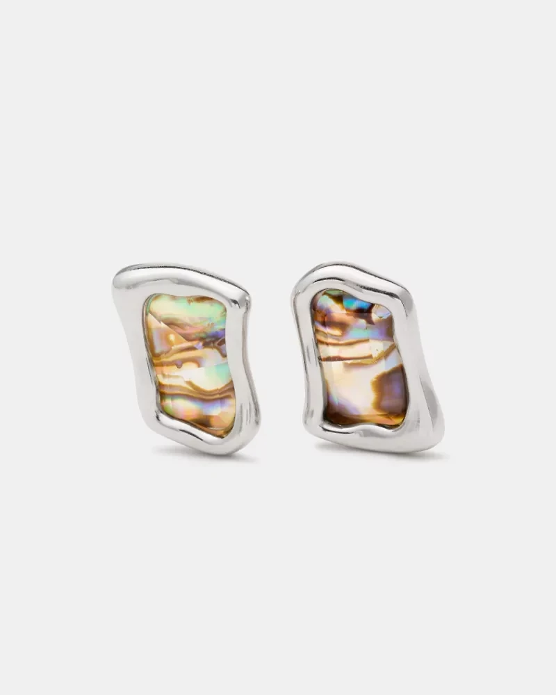 Molten Glass Statement Studs