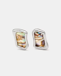 Molten Glass Statement Studs