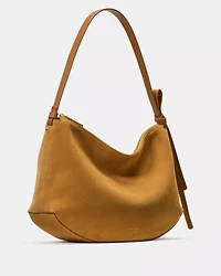 Loop Suede Large Shoulder Bag