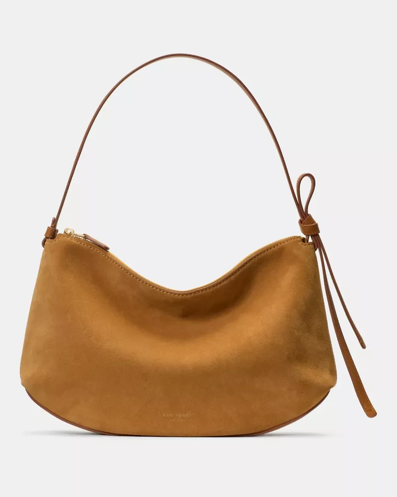Loop Suede Large Shoulder Bag