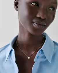 Sculpted Spade Pendant