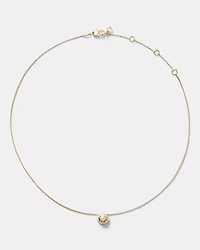 Sculpted Spade Pendant