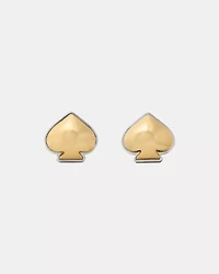 Sculpted Spade Studs