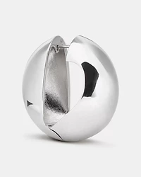 Sculpted Spade Statement Huggies