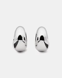 Sculpted Spade Statement Huggies