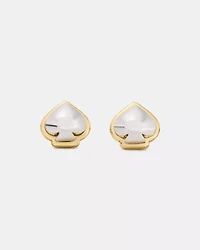 Sculpted Spade Mini Studs