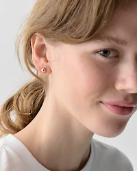 Sculpted Spade Mini Studs