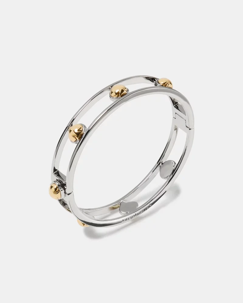 Sculpted Spade Cut Out Bangle