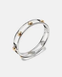 Sculpted Spade Cut Out Bangle