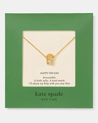 Happy Fry-day Carded Pendant