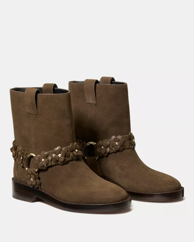 Spade Flower Garden Moto Boot