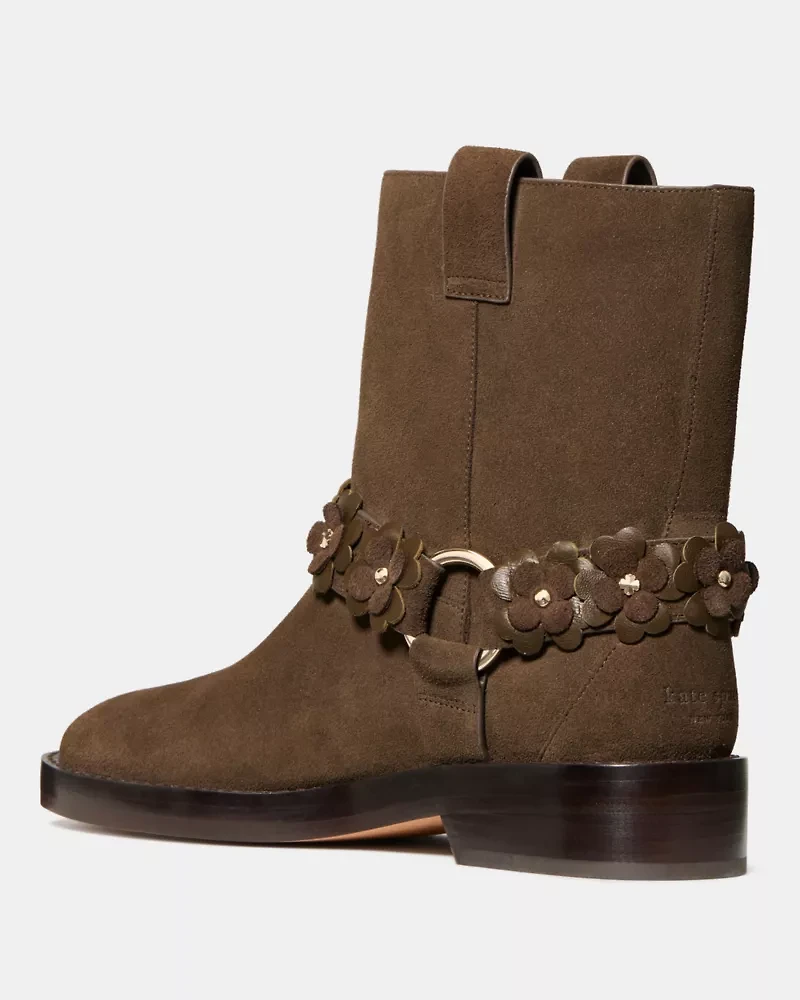 Spade Flower Garden Moto Boot