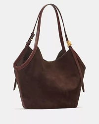Deco Suede Tulip Tote