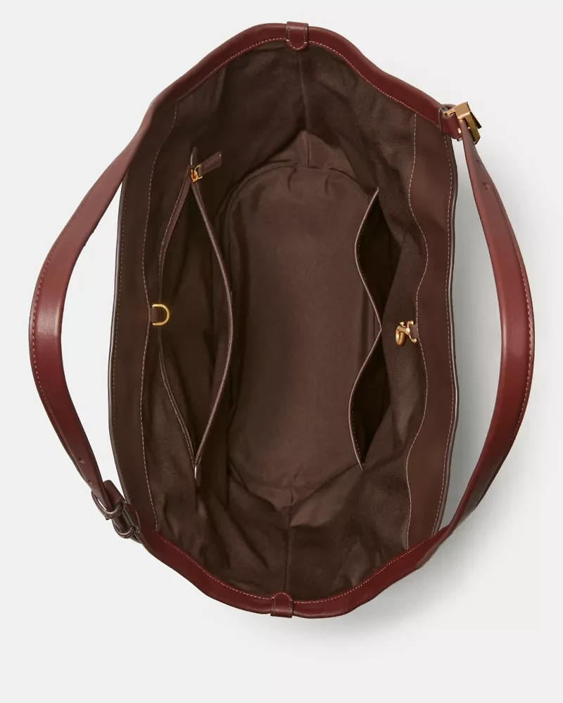 Deco Suede Tulip Tote