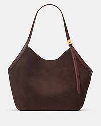 Deco Suede Tulip Tote