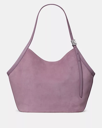 Deco Suede Tulip Tote