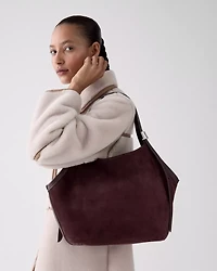 Deco Suede Tulip Tote Bag