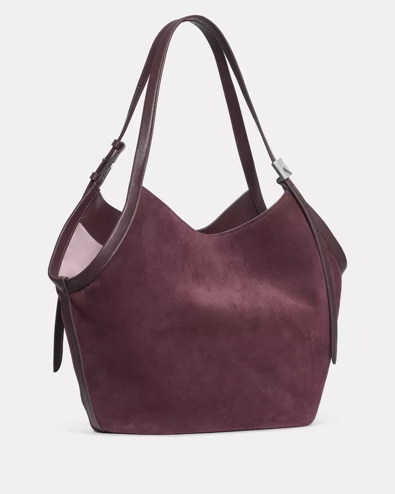 Deco Suede Tulip Tote Bag