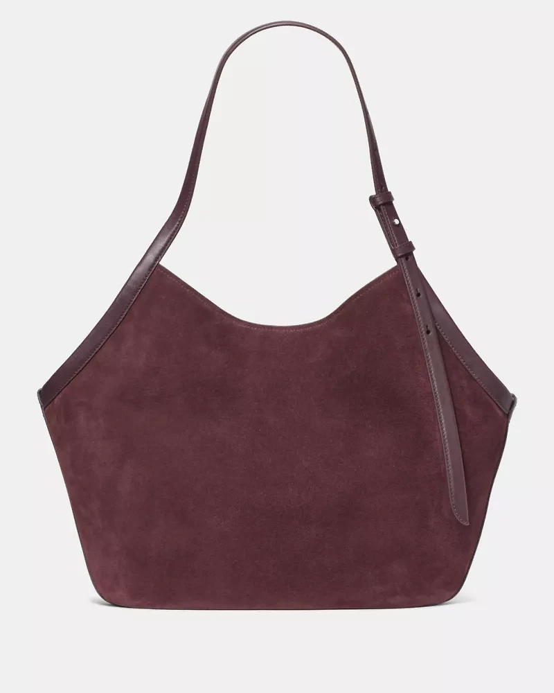 Deco Suede Tulip Tote Bag