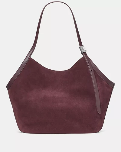 Deco Suede Tulip Tote Bag