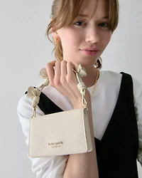 Natasha Patent Rose Strap Mini Bag