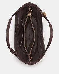 Deco Suede Small Tulip Tote Bag