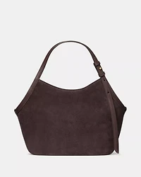 Deco Suede Small Tulip Tote Bag