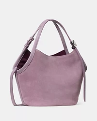 Deco Suede Small Tulip Tote Bag