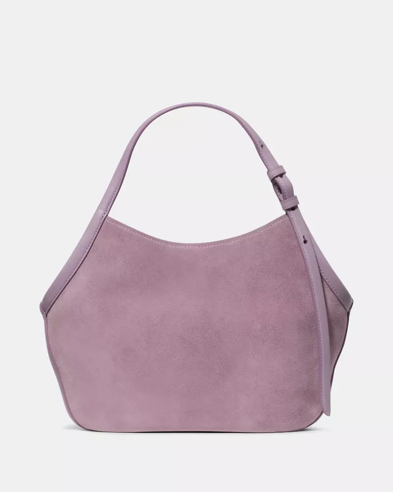 Deco Suede Small Tulip Tote Bag