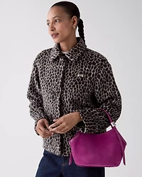 Deco Suede Small Tulip Tote Bag