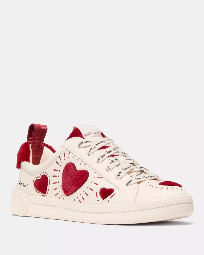 K As Kate Hearts Court Sneaker