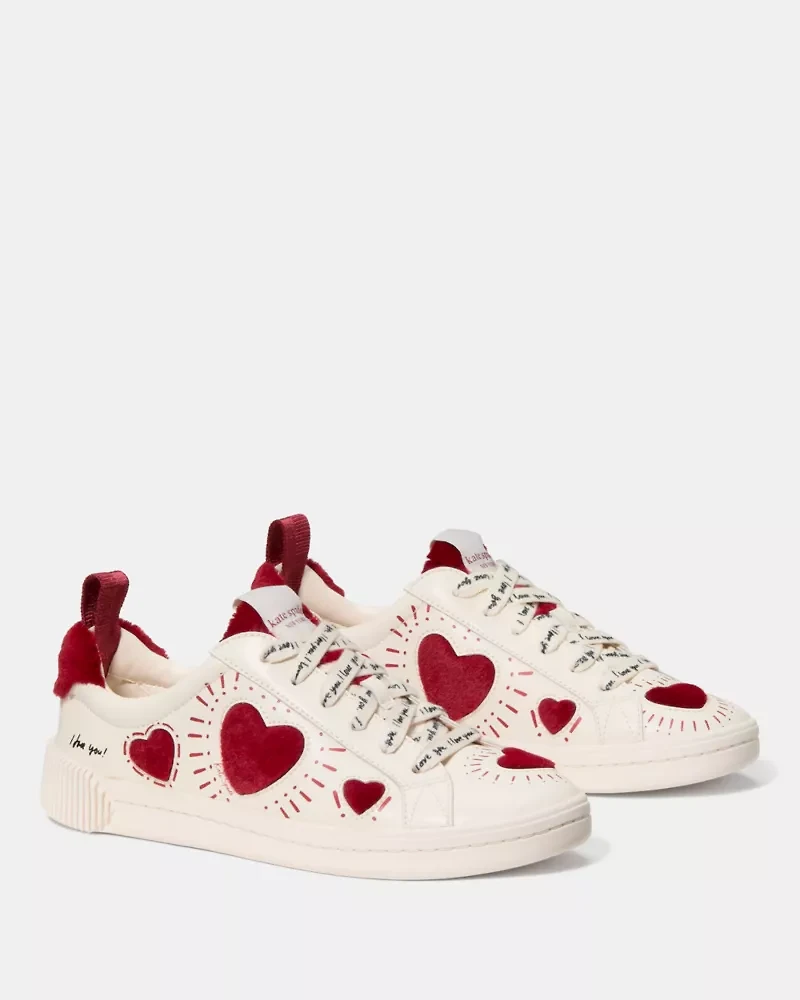 K As Kate Hearts Court Sneaker