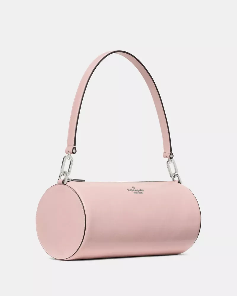 Roulette Glazed Leather Medium Shoulder Bag