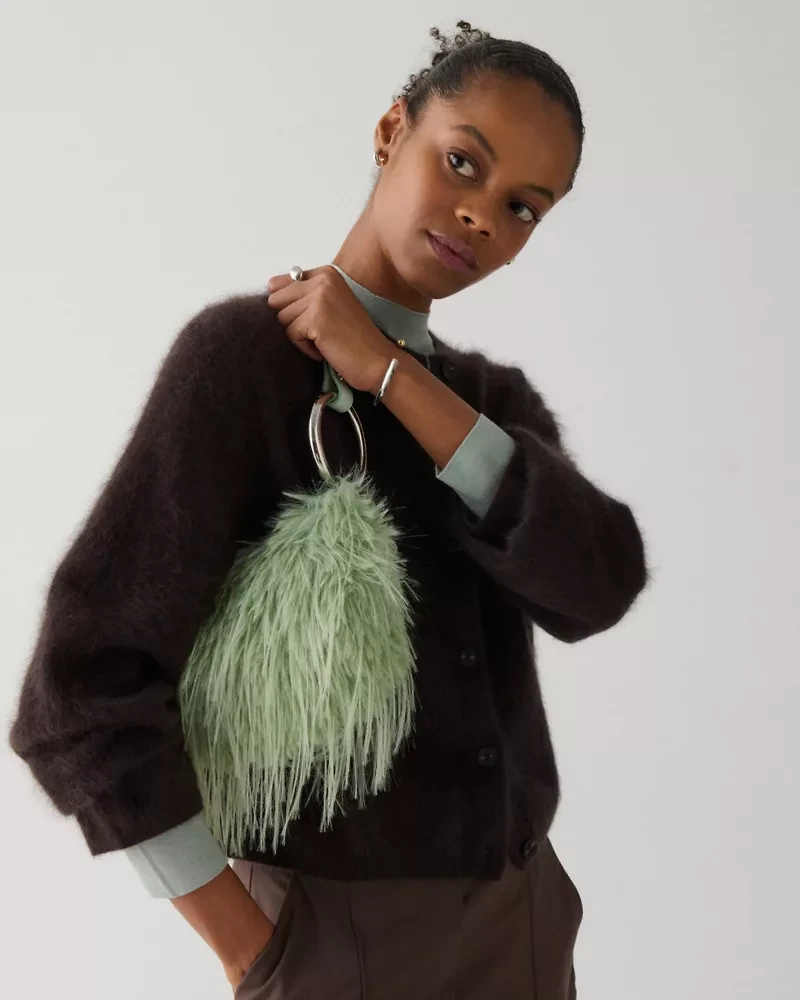 The Faux Fur Bangle Bag