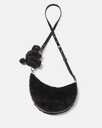 Duo Shearling Bear Crossbody Bag