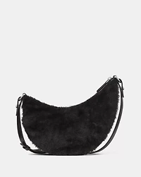 Duo Shearling Bear Crossbody Bag
