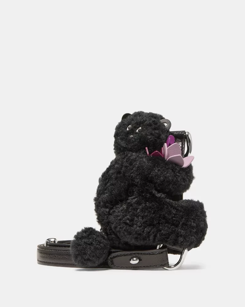 Duo Shearling Bear Crossbody Bag