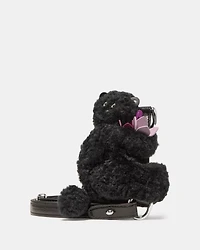 Duo Shearling Bear Crossbody Bag