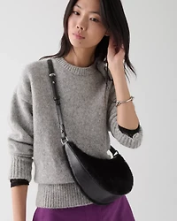 Duo Shearling Bear Crossbody Bag