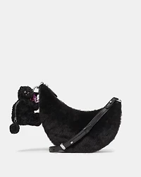 Duo Shearling Bear Crossbody Bag