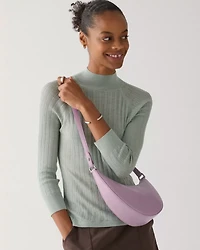 Duo Glazed Leather Crossbody Bag