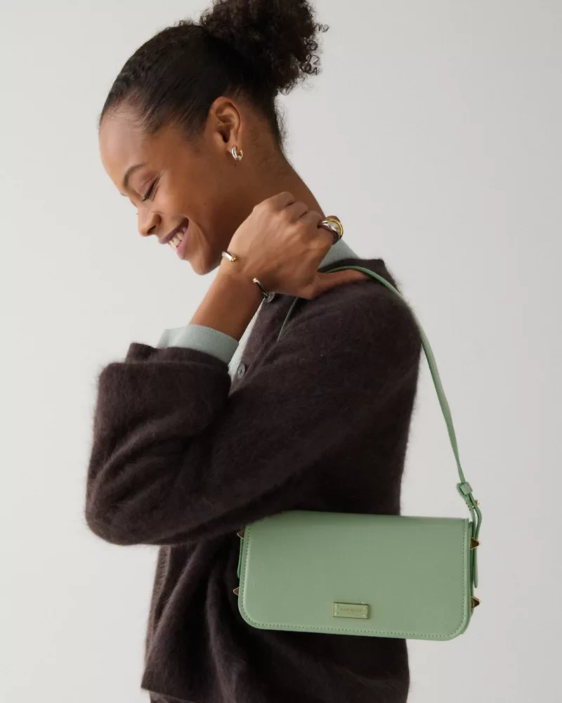 Liv Crinkle Patent Shoulder Bag