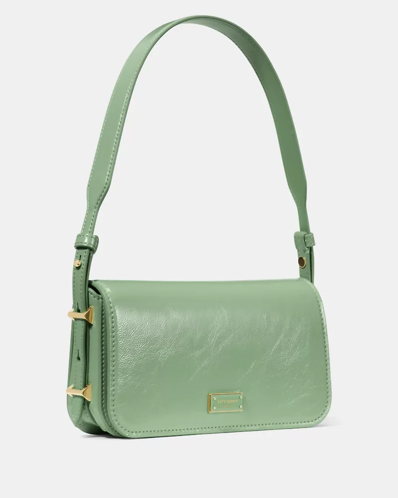 Liv Crinkle Patent Shoulder Bag