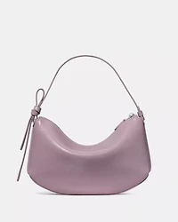 Loop Glazed Leather Shoulder Bag