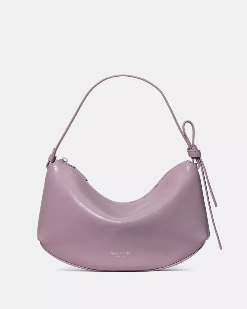 Loop Glazed Leather Shoulder Bag