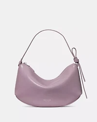 Loop Glazed Leather Shoulder Bag