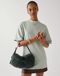 Loop Shearling Shoulder Bag